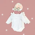 komplet za bebe bella daisy rozi i plavi