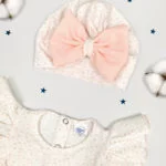 turban s mašnom bella daisy kompleta