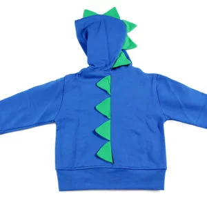 dino plava trenirka sa zelenim bodljama
