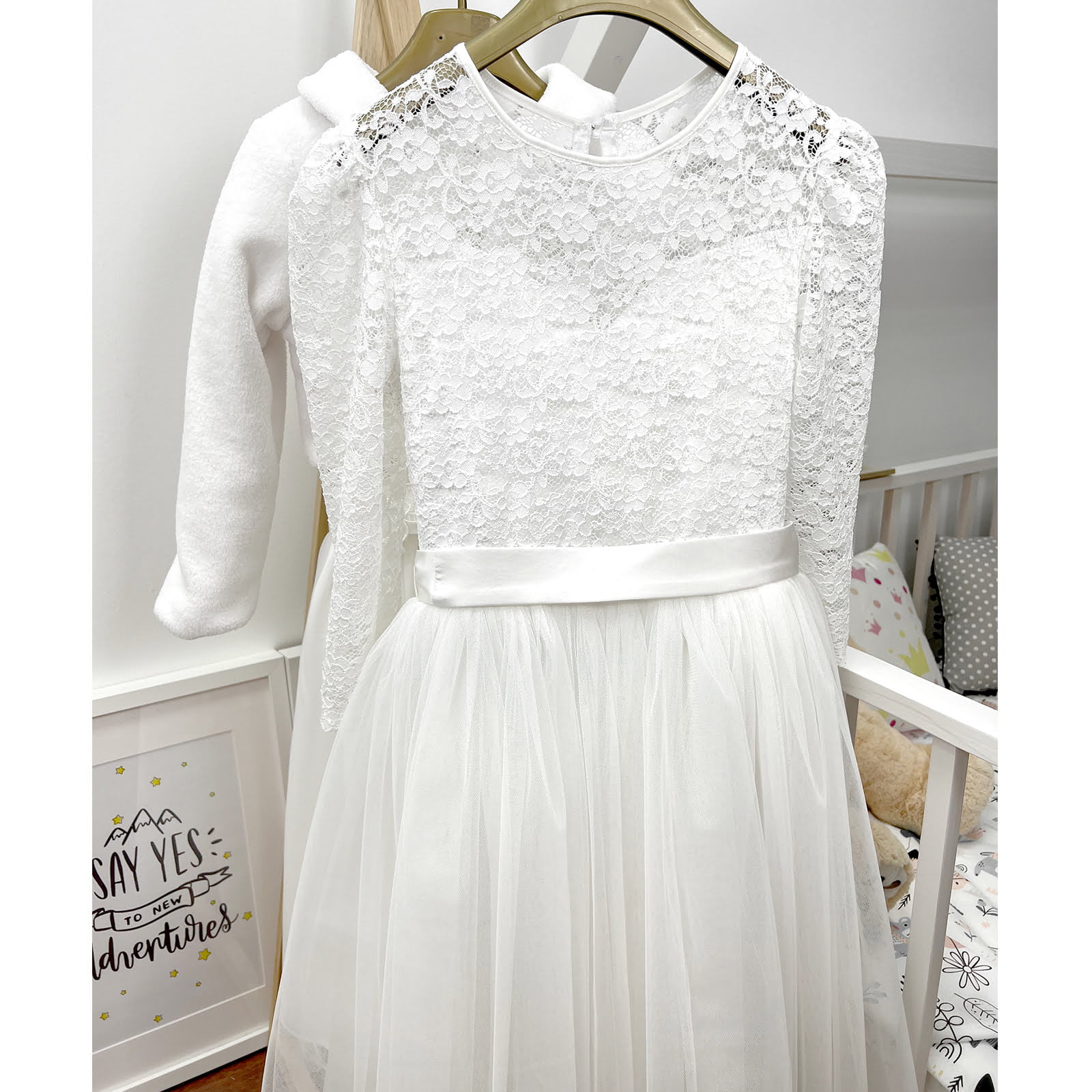 bijela čipkasta haljina eliza