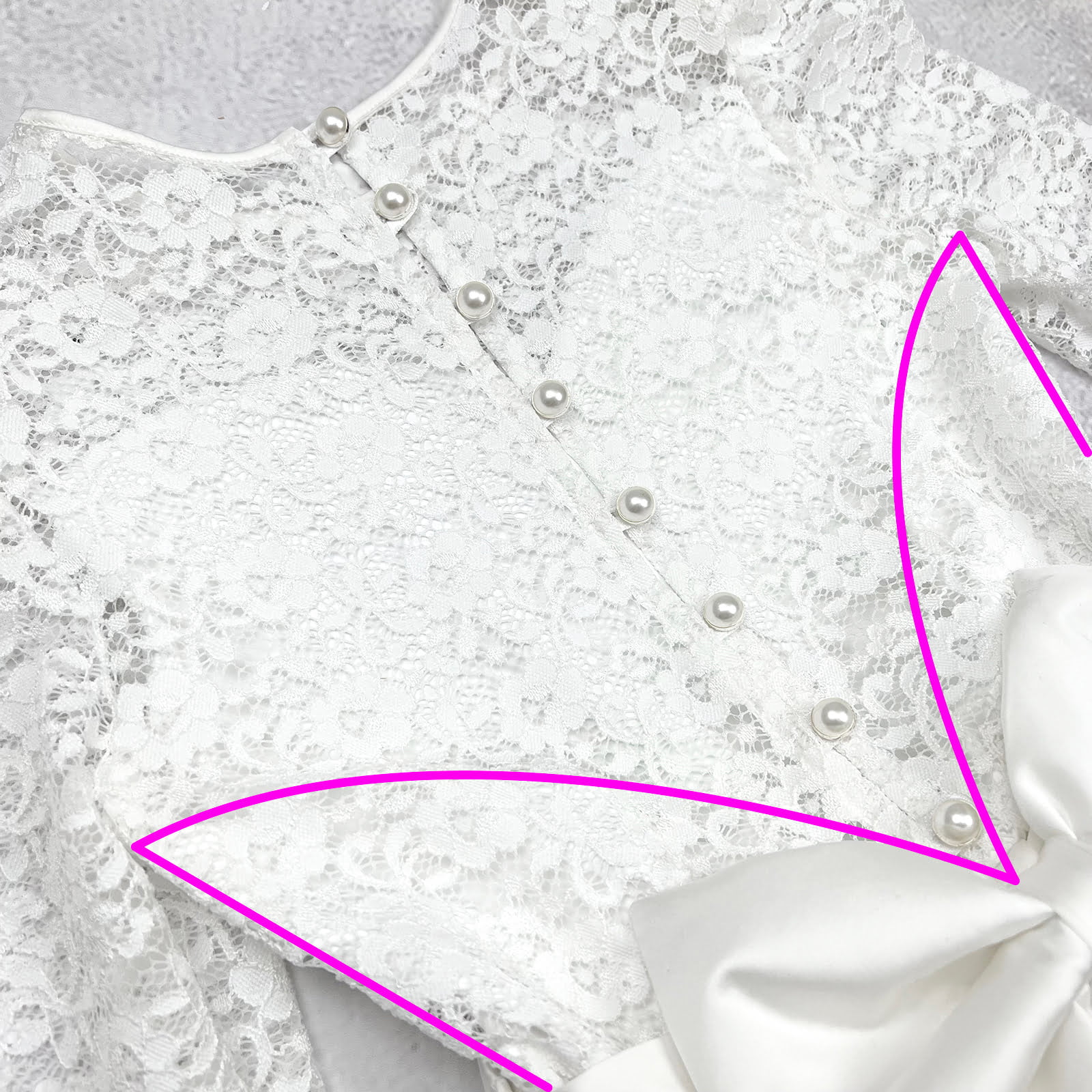eliza bijela čipkasta haljina