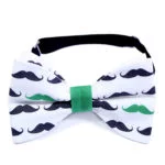 Green mustache dječja leptir mašna