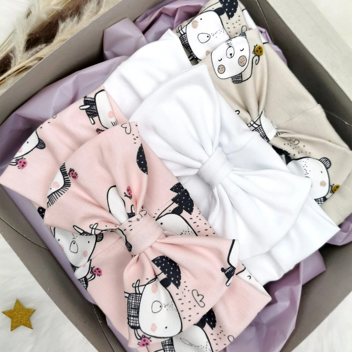 poklon set kawaii pastelnih trakica za bebe