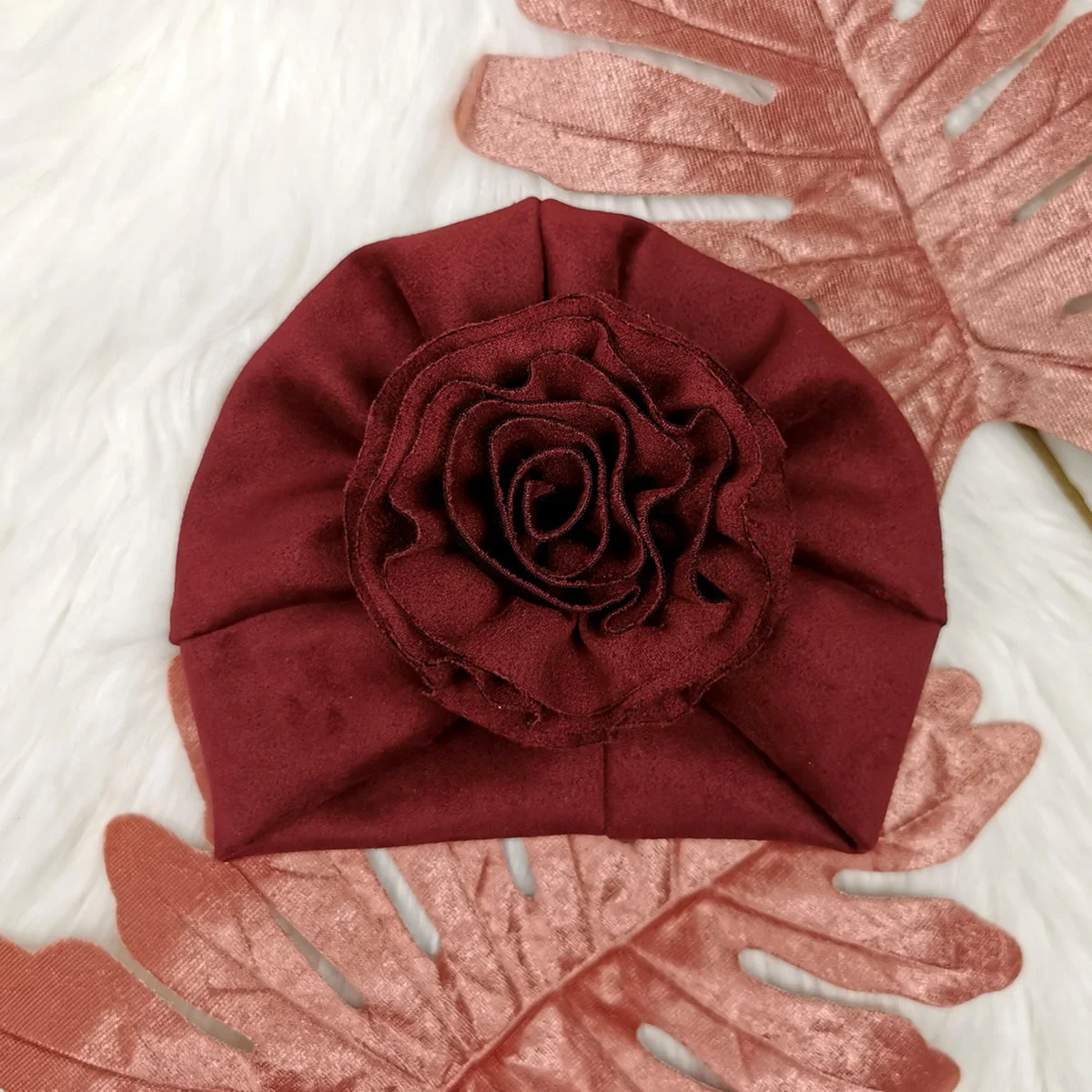 turban za djecu i odrasle crveni