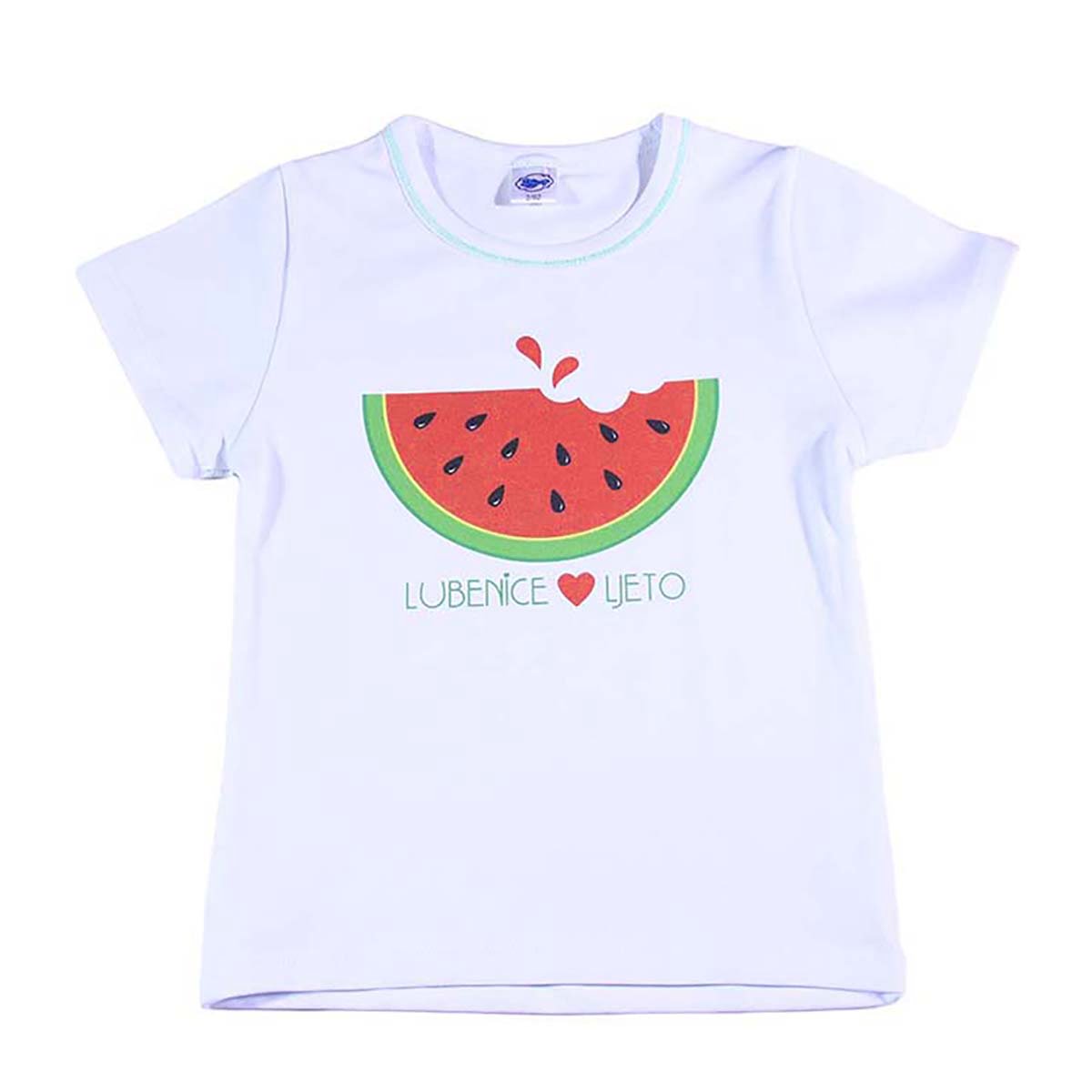 bijela majica s printom lubenice