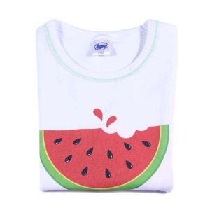 print lubenice na bijeloj majici