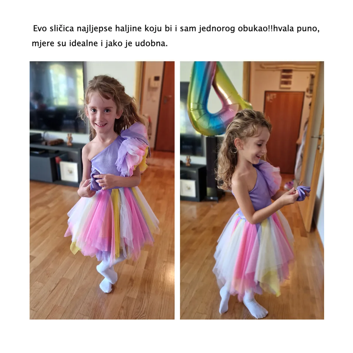 UNICORN haljina ljubičasta - Slika 9