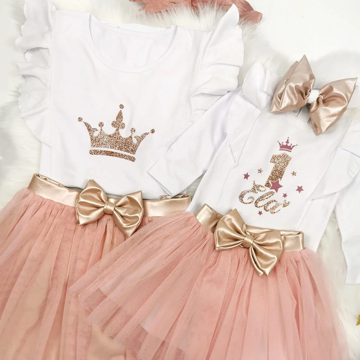 rose gold obiteljski set za mamu i kćer