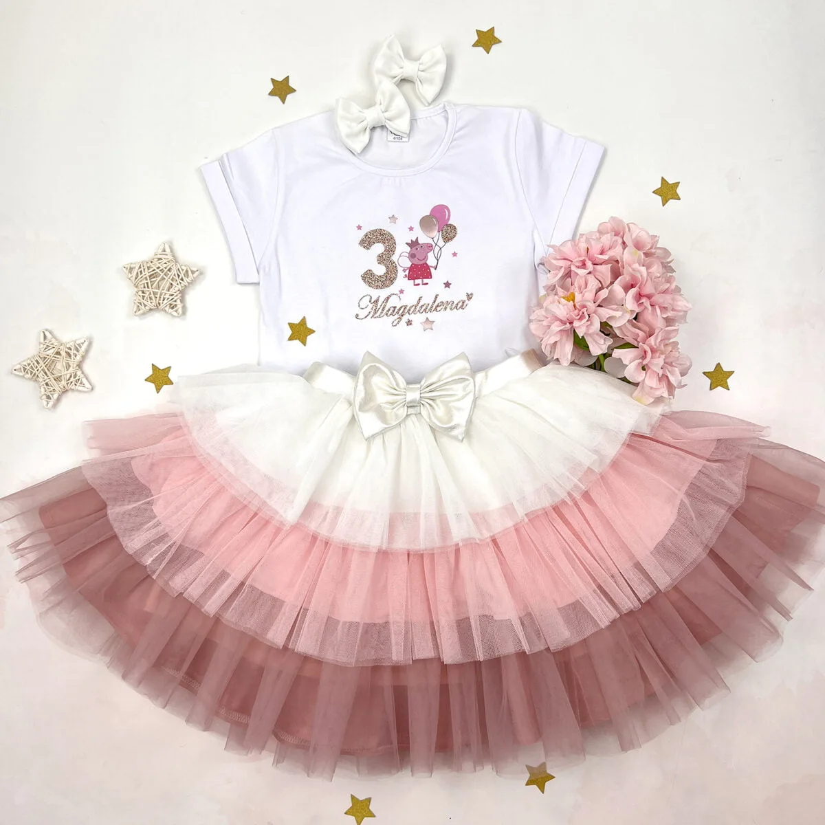 RAINBOW princess set PASTELNI - Slika 2