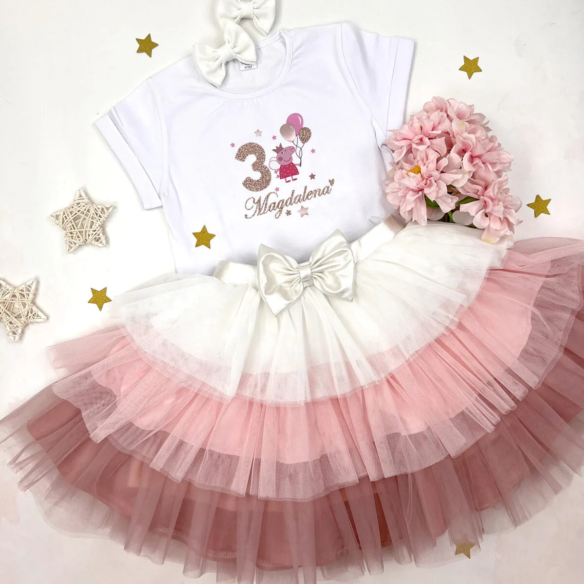 RAINBOW princess set PASTELNI