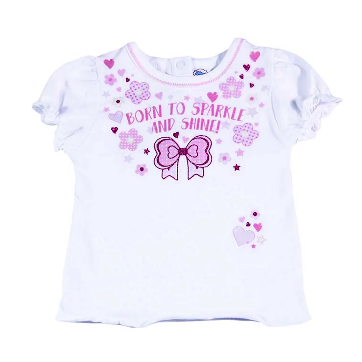 born to sparkle majica za novorođene bebe