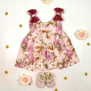 ljetna cvjetna haljina za djevojčice