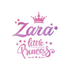 Personalizirana tetra pelena little princess