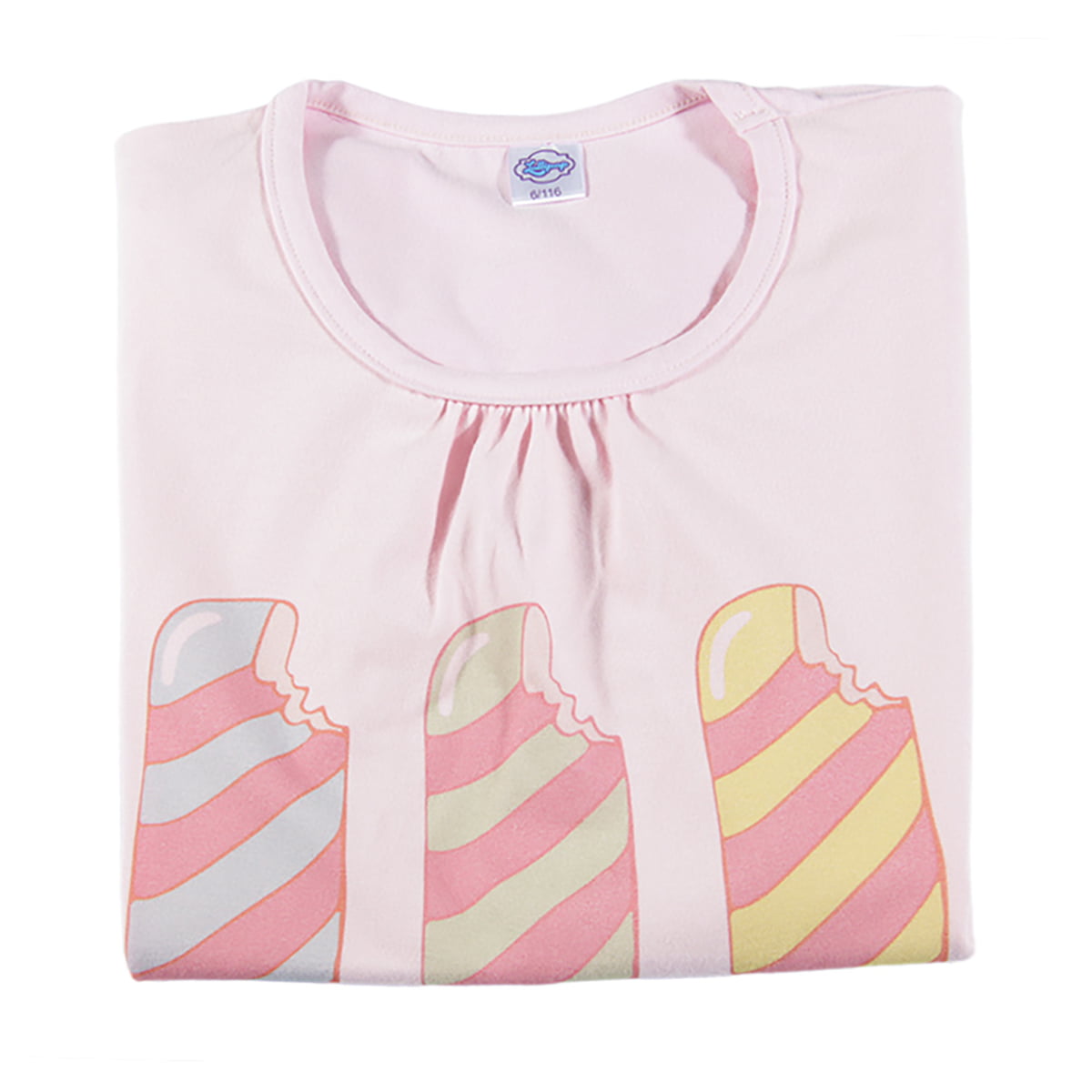 print tri sladača na rozoj majici