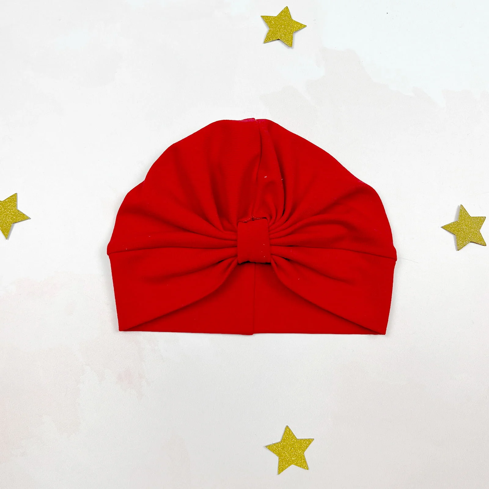 crveni turban za bebe