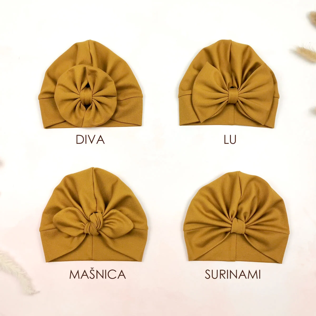 turban s mašnicom