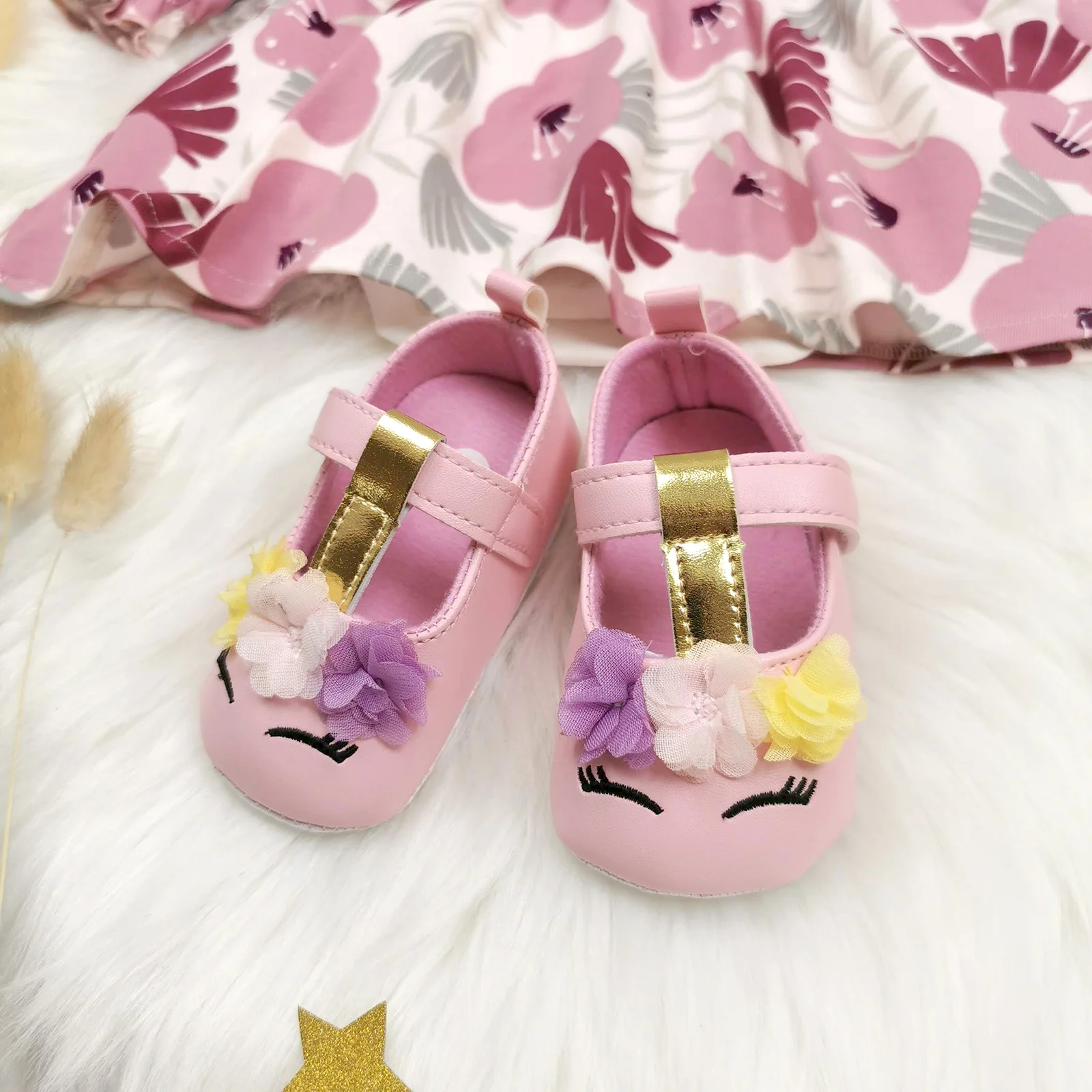 roze cvjetne cipelice za djevojčice
