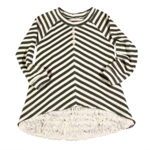 winter stripes tunika za djevojčice