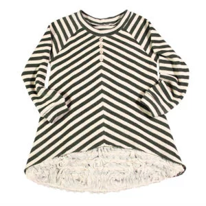 winter stripes tunika za djevojčice